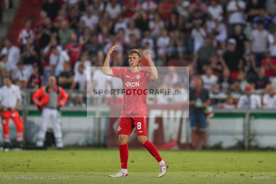 AKON Arena, Würzburg, 16.08.2024, sport, action, DFB, Fussball, 1. Hauptrunde, DFB-Pokal, TSG, FWK, TSG Hoffenheim, FC Würzburger Kickers - Bild-ID: 2428723