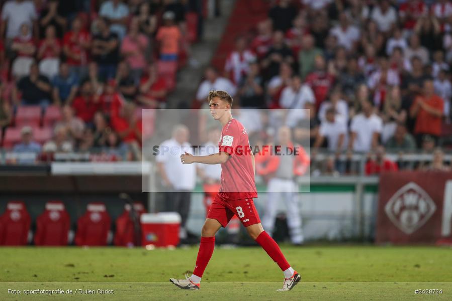 AKON Arena, Würzburg, 16.08.2024, sport, action, DFB, Fussball, 1. Hauptrunde, DFB-Pokal, TSG, FWK, TSG Hoffenheim, FC Würzburger Kickers - Bild-ID: 2428724