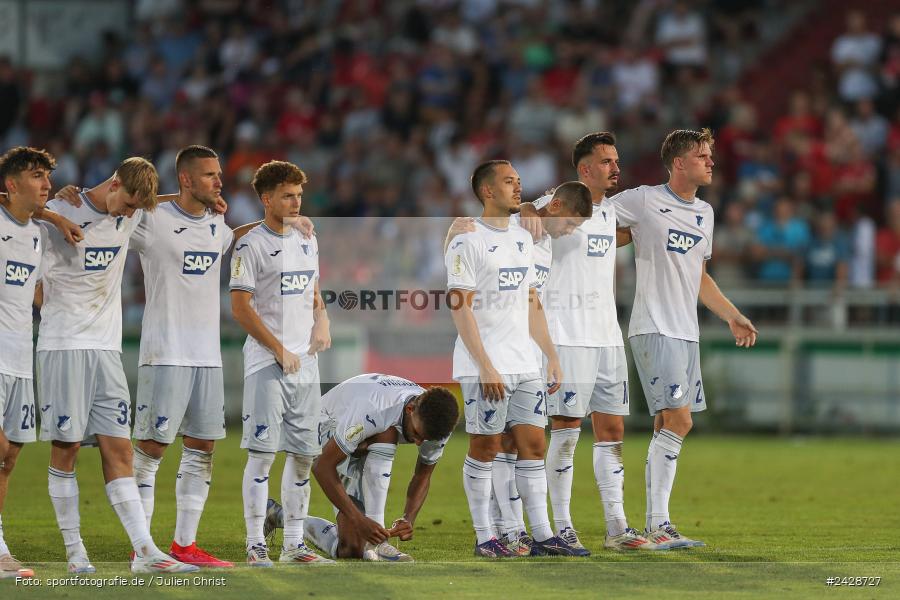AKON Arena, Würzburg, 16.08.2024, sport, action, DFB, Fussball, 1. Hauptrunde, DFB-Pokal, TSG, FWK, TSG Hoffenheim, FC Würzburger Kickers - Bild-ID: 2428727