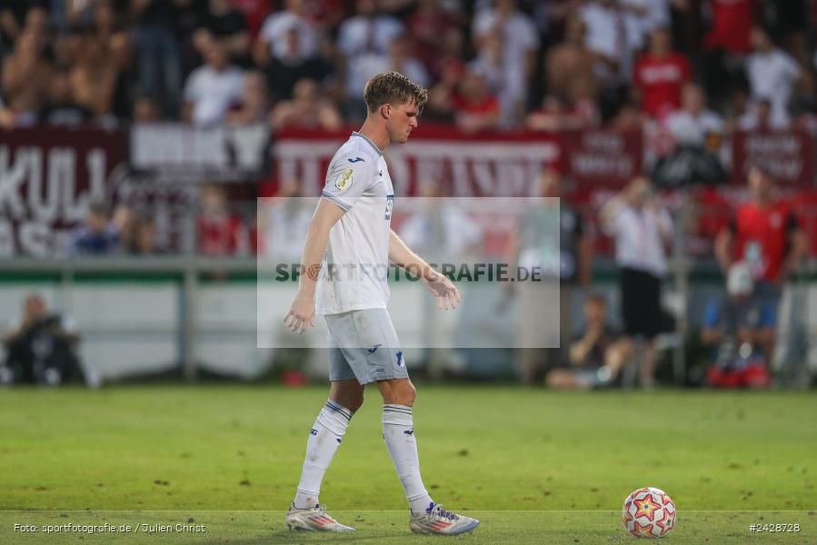 AKON Arena, Würzburg, 16.08.2024, sport, action, DFB, Fussball, 1. Hauptrunde, DFB-Pokal, TSG, FWK, TSG Hoffenheim, FC Würzburger Kickers - Bild-ID: 2428728