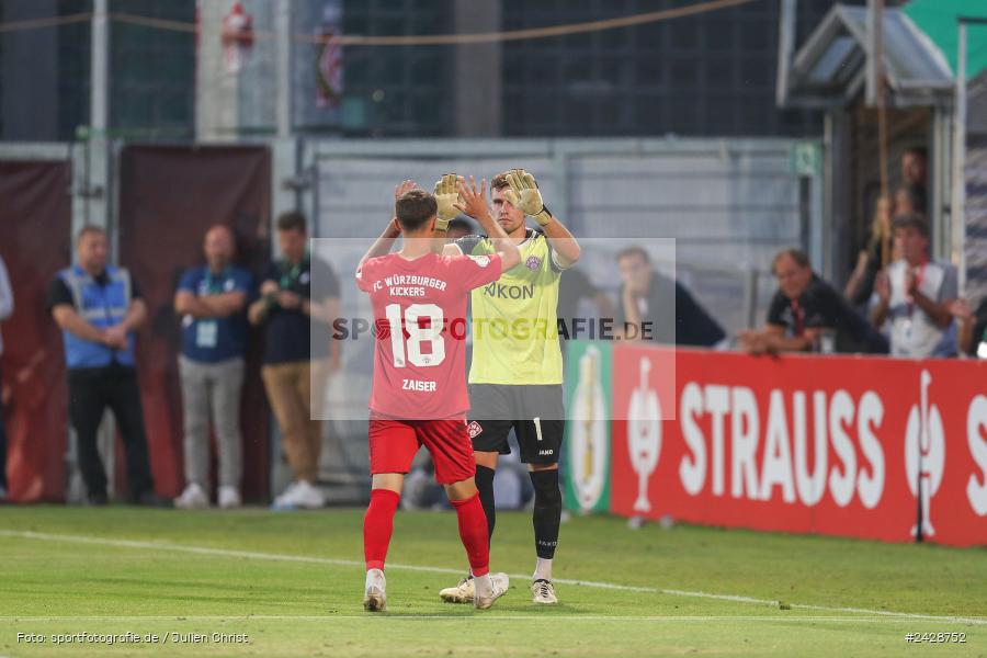 AKON Arena, Würzburg, 16.08.2024, sport, action, DFB, Fussball, 1. Hauptrunde, DFB-Pokal, TSG, FWK, TSG Hoffenheim, FC Würzburger Kickers - Bild-ID: 2428752
