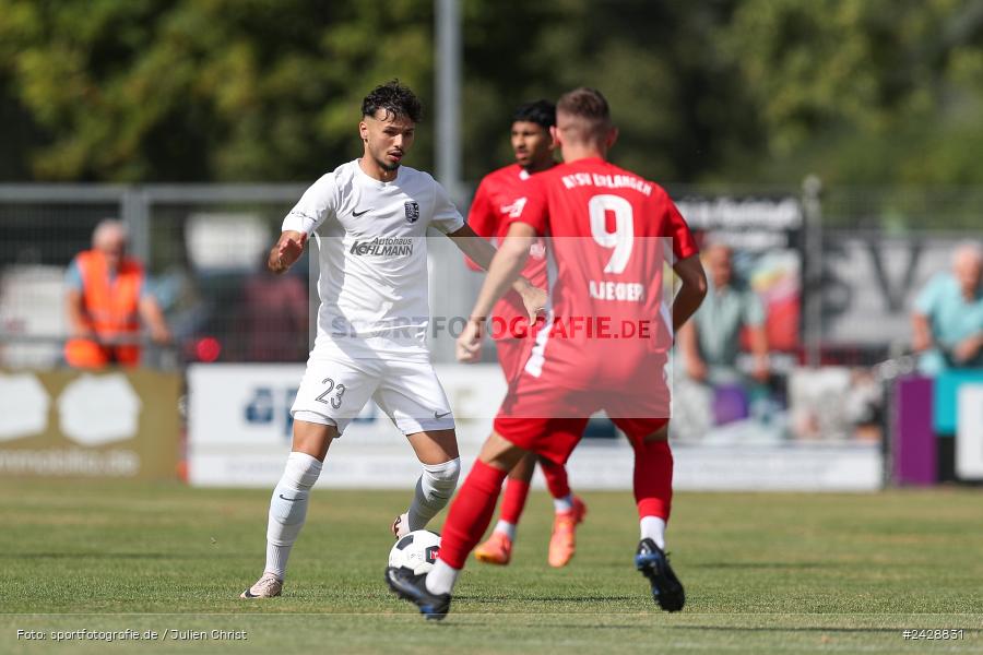 Fundamentum Sportpark, Karlburg, 17.08.2024, sport, action, BFV, Fussball, 7. Spieltag, Bayernliga Nord, ATSV, TSV, ATSV Erlangen, TSV Karlburg - Bild-ID: 2428831 Fundamentum Sportpark, Karlburg, 17.08.2024, sport, action, BFV, Fussball, 7. Spieltag, Bayernliga Nord, ATSV, TSV, ATSV Erlangen, TSV Karlburg - Bild-ID: 2428831