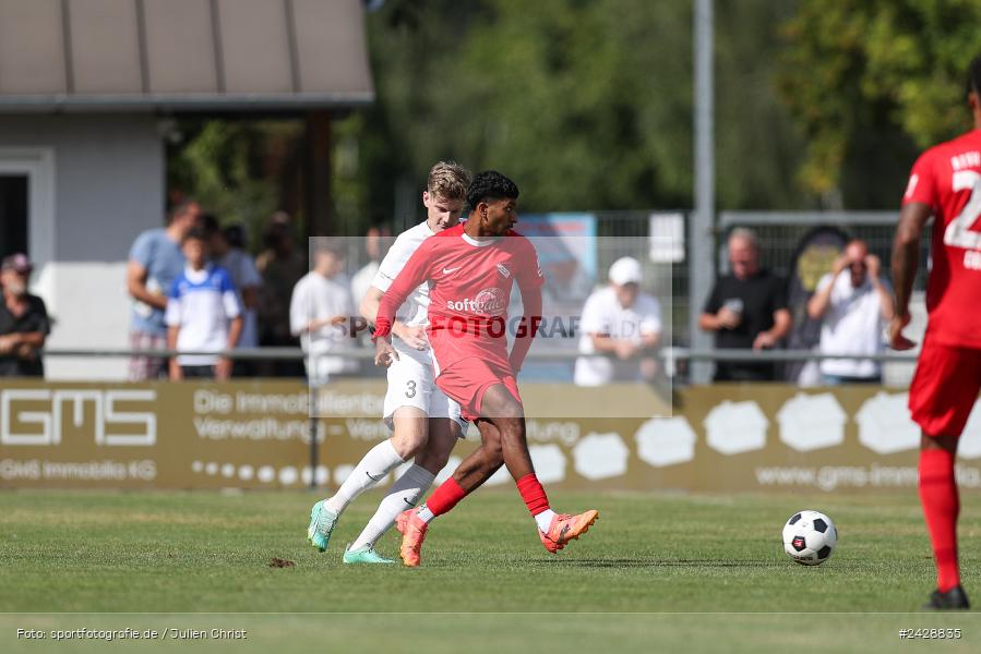Fundamentum Sportpark, Karlburg, 17.08.2024, sport, action, BFV, Fussball, 7. Spieltag, Bayernliga Nord, ATSV, TSV, ATSV Erlangen, TSV Karlburg - Bild-ID: 2428835 Fundamentum Sportpark, Karlburg, 17.08.2024, sport, action, BFV, Fussball, 7. Spieltag, Bayernliga Nord, ATSV, TSV, ATSV Erlangen, TSV Karlburg - Bild-ID: 2428835