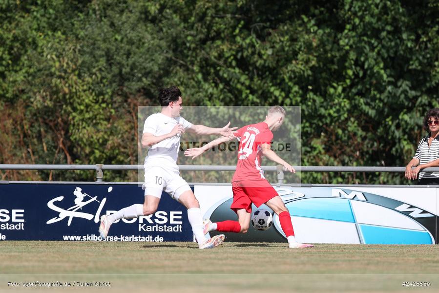 Fundamentum Sportpark, Karlburg, 17.08.2024, sport, action, BFV, Fussball, 7. Spieltag, Bayernliga Nord, ATSV, TSV, ATSV Erlangen, TSV Karlburg - Bild-ID: 2428836 Fundamentum Sportpark, Karlburg, 17.08.2024, sport, action, BFV, Fussball, 7. Spieltag, Bayernliga Nord, ATSV, TSV, ATSV Erlangen, TSV Karlburg - Bild-ID: 2428836