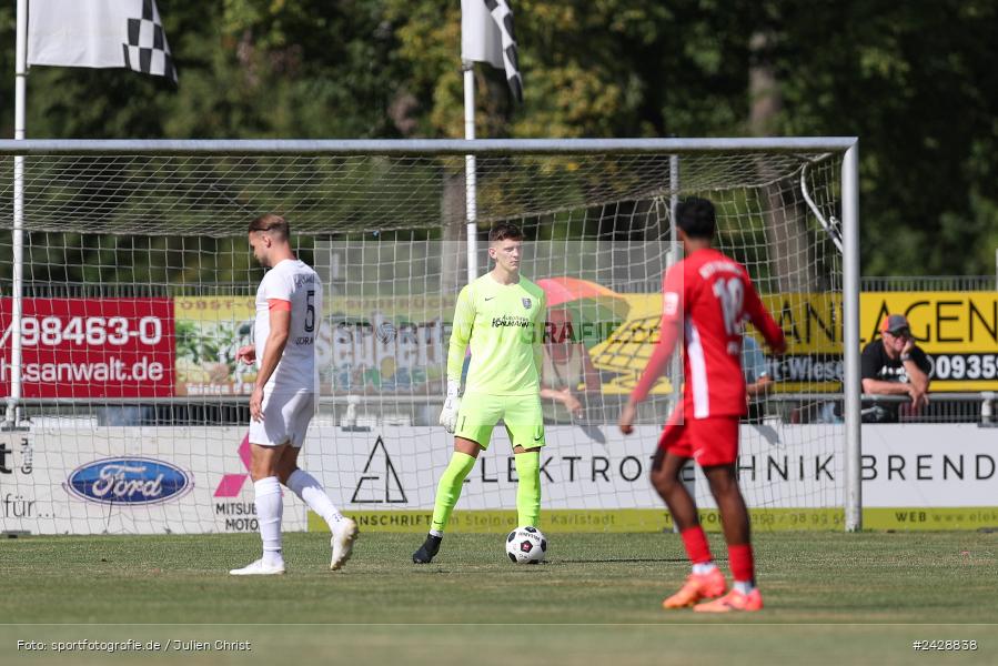 Fundamentum Sportpark, Karlburg, 17.08.2024, sport, action, BFV, Fussball, 7. Spieltag, Bayernliga Nord, ATSV, TSV, ATSV Erlangen, TSV Karlburg - Bild-ID: 2428838 Fundamentum Sportpark, Karlburg, 17.08.2024, sport, action, BFV, Fussball, 7. Spieltag, Bayernliga Nord, ATSV, TSV, ATSV Erlangen, TSV Karlburg - Bild-ID: 2428838
