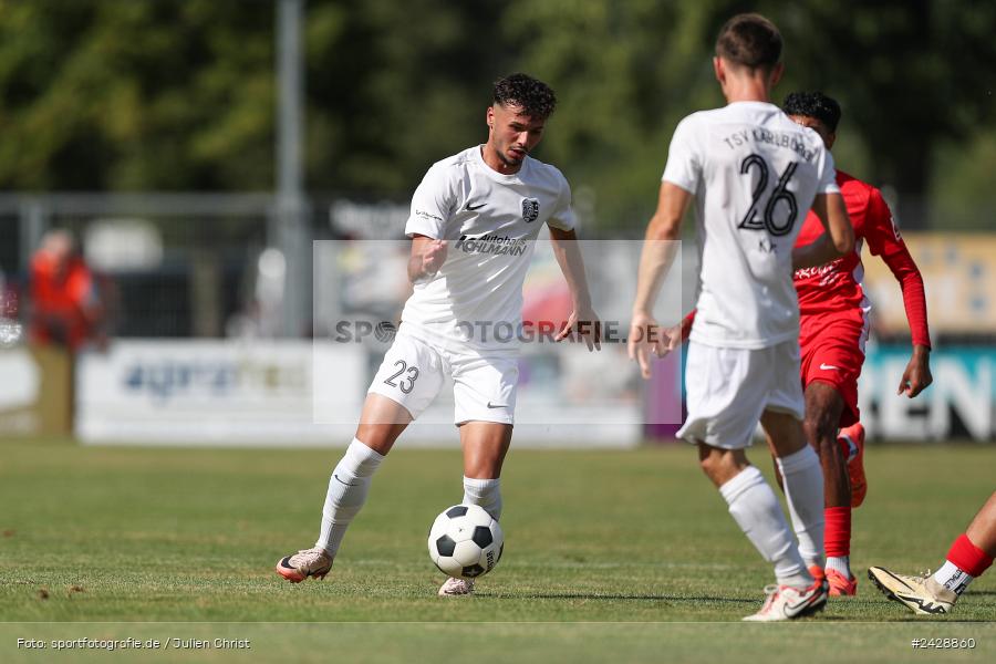 Fundamentum Sportpark, Karlburg, 17.08.2024, sport, action, BFV, Fussball, 7. Spieltag, Bayernliga Nord, ATSV, TSV, ATSV Erlangen, TSV Karlburg - Bild-ID: 2428860 Fundamentum Sportpark, Karlburg, 17.08.2024, sport, action, BFV, Fussball, 7. Spieltag, Bayernliga Nord, ATSV, TSV, ATSV Erlangen, TSV Karlburg - Bild-ID: 2428860