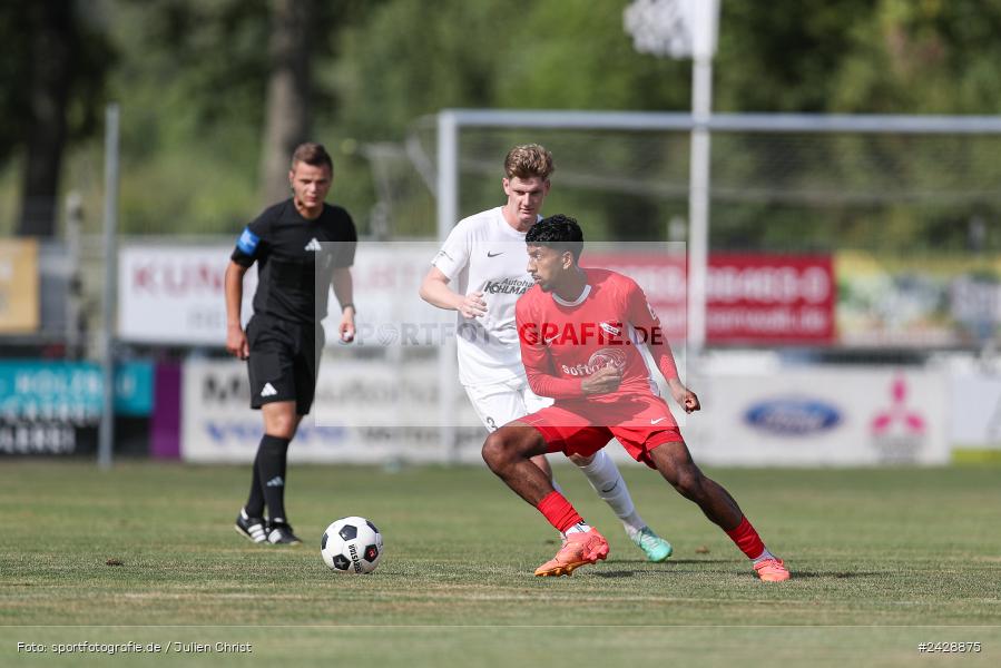 Fundamentum Sportpark, Karlburg, 17.08.2024, sport, action, BFV, Fussball, 7. Spieltag, Bayernliga Nord, ATSV, TSV, ATSV Erlangen, TSV Karlburg - Bild-ID: 2428875 Fundamentum Sportpark, Karlburg, 17.08.2024, sport, action, BFV, Fussball, 7. Spieltag, Bayernliga Nord, ATSV, TSV, ATSV Erlangen, TSV Karlburg - Bild-ID: 2428875