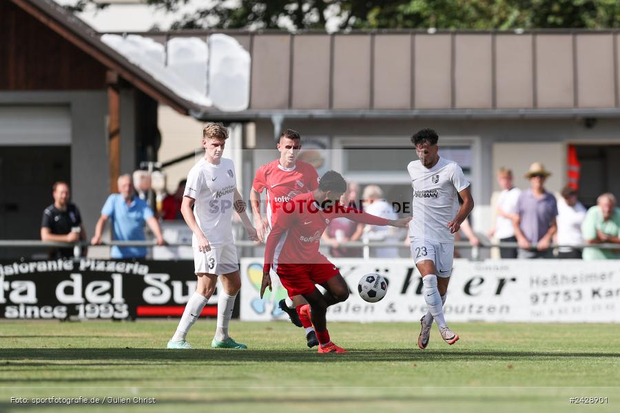 Fundamentum Sportpark, Karlburg, 17.08.2024, sport, action, BFV, Fussball, 7. Spieltag, Bayernliga Nord, ATSV, TSV, ATSV Erlangen, TSV Karlburg - Bild-ID: 2428901