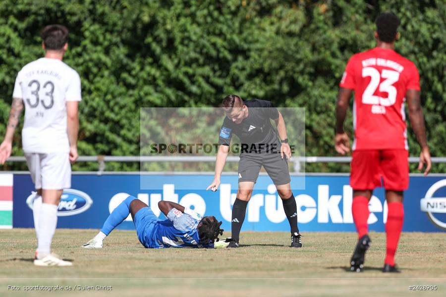 Fundamentum Sportpark, Karlburg, 17.08.2024, sport, action, BFV, Fussball, 7. Spieltag, Bayernliga Nord, ATSV, TSV, ATSV Erlangen, TSV Karlburg - Bild-ID: 2428905