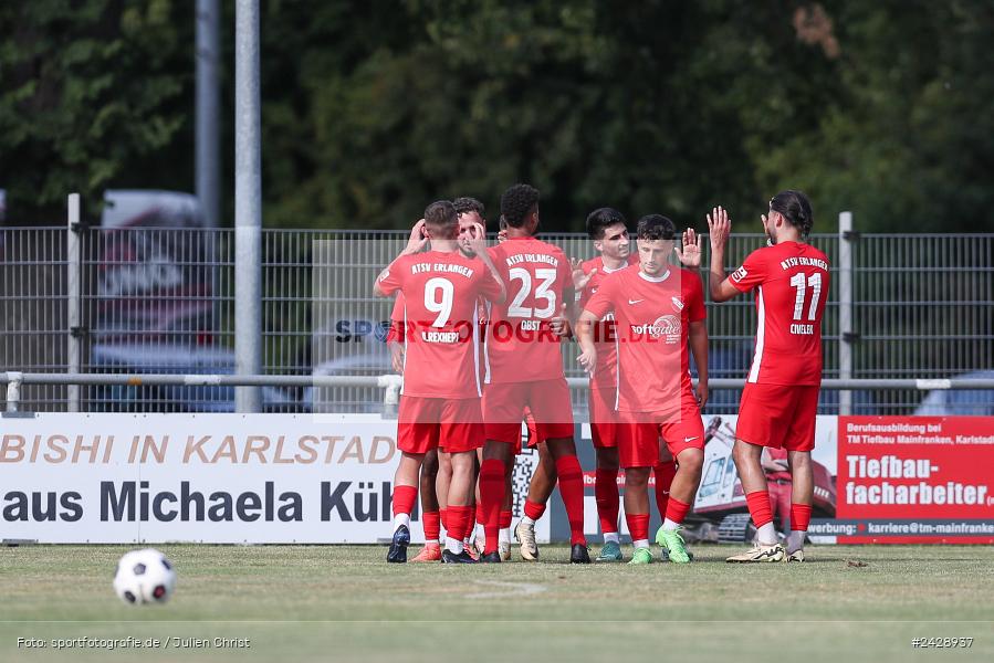 Fundamentum Sportpark, Karlburg, 17.08.2024, sport, action, BFV, Fussball, 7. Spieltag, Bayernliga Nord, ATSV, TSV, ATSV Erlangen, TSV Karlburg - Bild-ID: 2428937