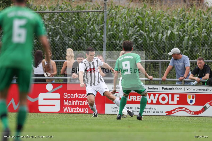 sport, action, Steinbach, Sportgelände, SVSS, SV-DJK Wombach, SV Sendelbach-Steinbach, Kreisklasse Würzburg Gr. 3 WÜ, Fussball, DJK, BFV, 5. Spieltag, 18.08.2024 - Bild-ID: 2429406