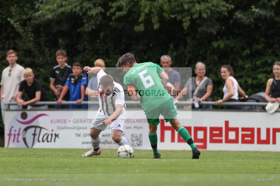 sport, action, Steinbach, Sportgelände, SVSS, SV-DJK Wombach, SV Sendelbach-Steinbach, Kreisklasse Würzburg Gr. 3 WÜ, Fussball, DJK, BFV, 5. Spieltag, 18.08.2024 - Bild-ID: 2429412