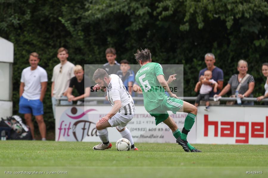 sport, action, Steinbach, Sportgelände, SVSS, SV-DJK Wombach, SV Sendelbach-Steinbach, Kreisklasse Würzburg Gr. 3 WÜ, Fussball, DJK, BFV, 5. Spieltag, 18.08.2024 - Bild-ID: 2429413