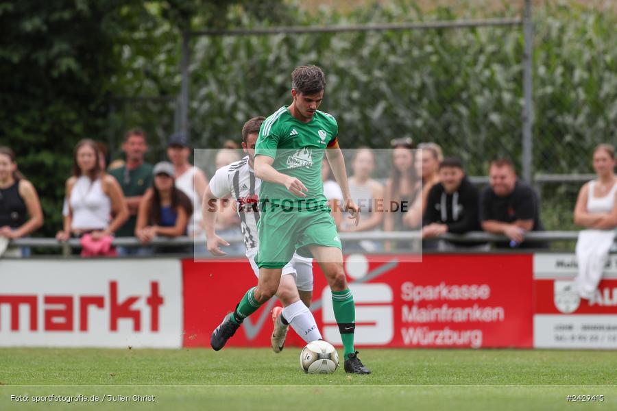 sport, action, Steinbach, Sportgelände, SVSS, SV-DJK Wombach, SV Sendelbach-Steinbach, Kreisklasse Würzburg Gr. 3 WÜ, Fussball, DJK, BFV, 5. Spieltag, 18.08.2024 - Bild-ID: 2429415