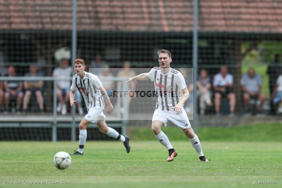 sport, action, Steinbach, Sportgelände, SVSS, SV-DJK Wombach, SV Sendelbach-Steinbach, Kreisklasse Würzburg Gr. 3 WÜ, Fussball, DJK, BFV, 5. Spieltag, 18.08.2024 - Bild-ID: 2429420