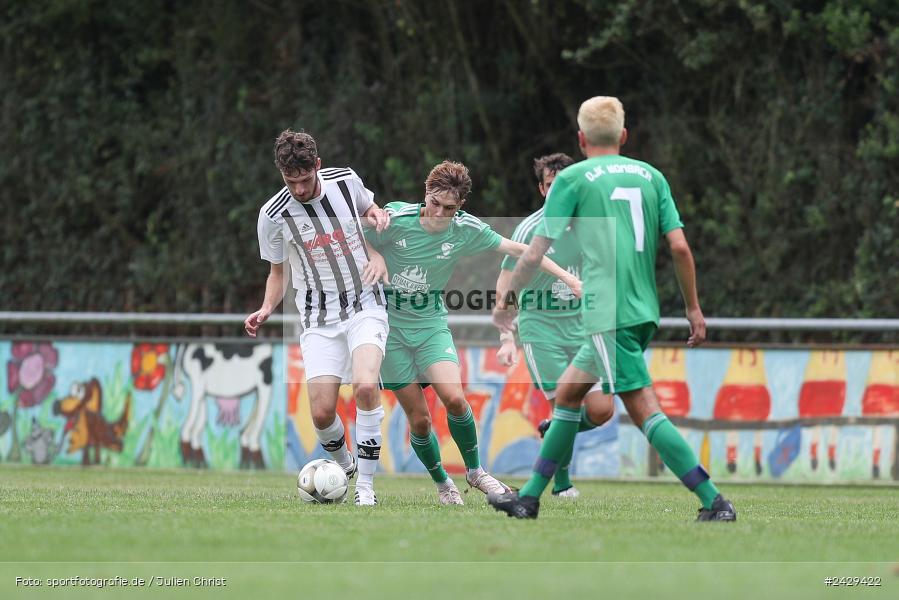 sport, action, Steinbach, Sportgelände, SVSS, SV-DJK Wombach, SV Sendelbach-Steinbach, Kreisklasse Würzburg Gr. 3 WÜ, Fussball, DJK, BFV, 5. Spieltag, 18.08.2024 - Bild-ID: 2429422