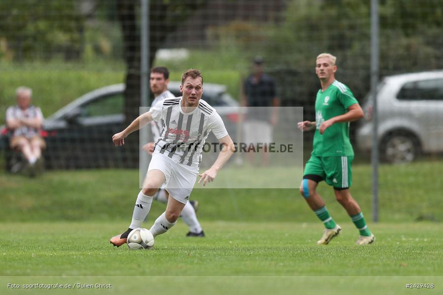 sport, action, Steinbach, Sportgelände, SVSS, SV-DJK Wombach, SV Sendelbach-Steinbach, Kreisklasse Würzburg Gr. 3 WÜ, Fussball, DJK, BFV, 5. Spieltag, 18.08.2024 - Bild-ID: 2429428