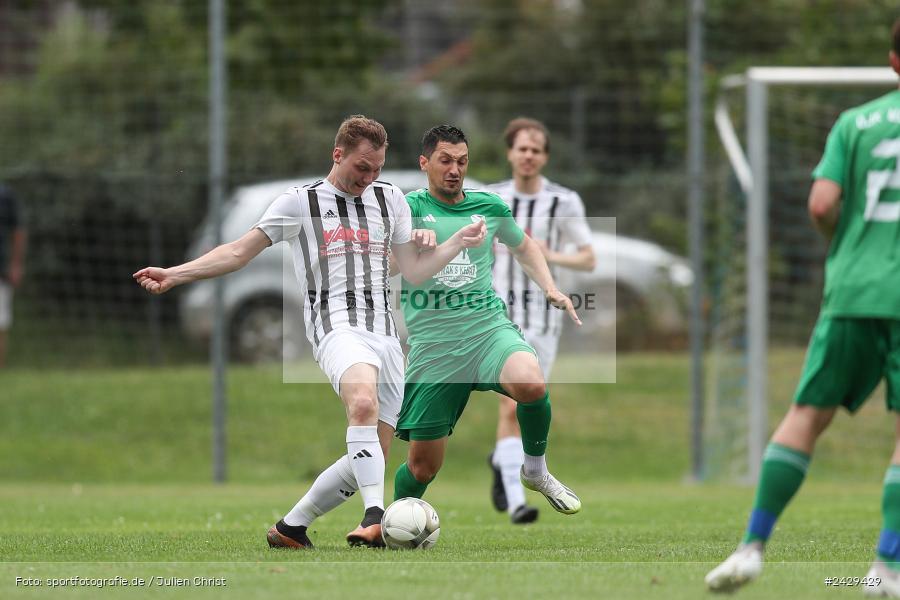 sport, action, Steinbach, Sportgelände, SVSS, SV-DJK Wombach, SV Sendelbach-Steinbach, Kreisklasse Würzburg Gr. 3 WÜ, Fussball, DJK, BFV, 5. Spieltag, 18.08.2024 - Bild-ID: 2429429