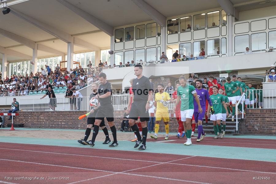 Willy-Sachs-Stadion, Schweinfurt, 20.08.2024, sport, action, BFV, Fussball, Toto-Pokal, BFV-Verbandspokal, AUB, FCS, TSV Aubstadt, 1. FC Schweinfurt 1905 - Bild-ID: 2429456