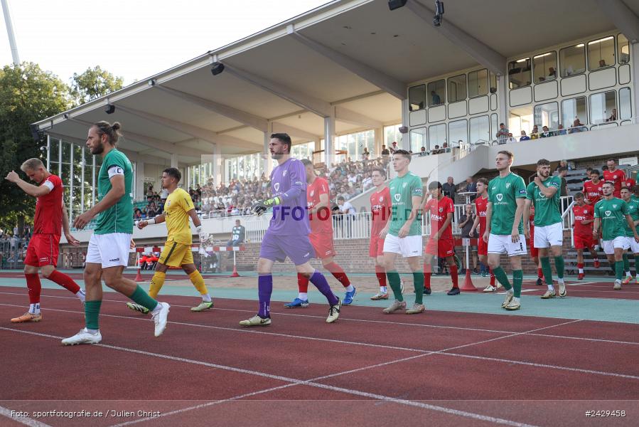 Willy-Sachs-Stadion, Schweinfurt, 20.08.2024, sport, action, BFV, Fussball, Toto-Pokal, BFV-Verbandspokal, AUB, FCS, TSV Aubstadt, 1. FC Schweinfurt 1905 - Bild-ID: 2429458