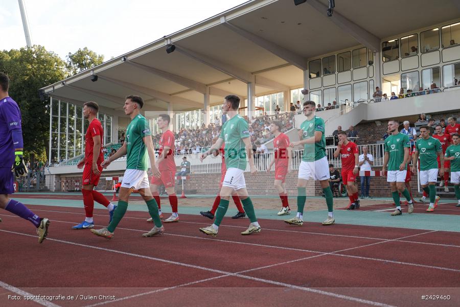 Willy-Sachs-Stadion, Schweinfurt, 20.08.2024, sport, action, BFV, Fussball, Toto-Pokal, BFV-Verbandspokal, AUB, FCS, TSV Aubstadt, 1. FC Schweinfurt 1905 - Bild-ID: 2429460