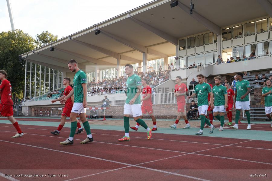 Willy-Sachs-Stadion, Schweinfurt, 20.08.2024, sport, action, BFV, Fussball, Toto-Pokal, BFV-Verbandspokal, AUB, FCS, TSV Aubstadt, 1. FC Schweinfurt 1905 - Bild-ID: 2429461