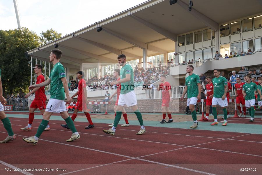 Willy-Sachs-Stadion, Schweinfurt, 20.08.2024, sport, action, BFV, Fussball, Toto-Pokal, BFV-Verbandspokal, AUB, FCS, TSV Aubstadt, 1. FC Schweinfurt 1905 - Bild-ID: 2429462
