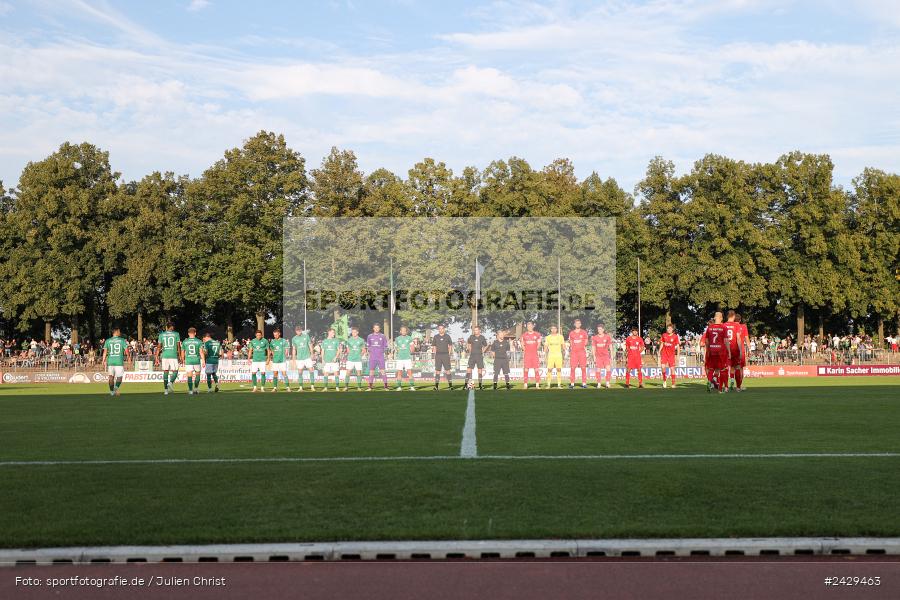 Willy-Sachs-Stadion, Schweinfurt, 20.08.2024, sport, action, BFV, Fussball, Toto-Pokal, BFV-Verbandspokal, AUB, FCS, TSV Aubstadt, 1. FC Schweinfurt 1905 - Bild-ID: 2429463