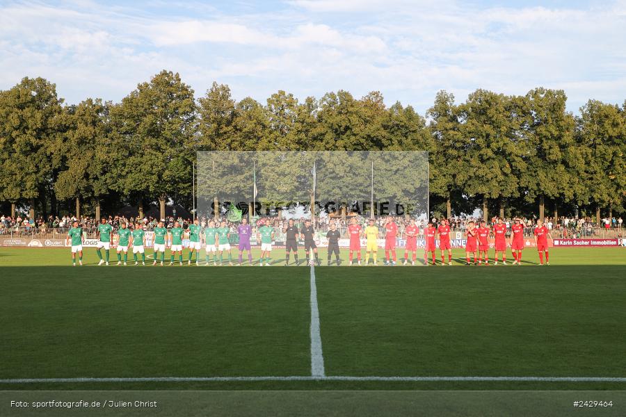 Willy-Sachs-Stadion, Schweinfurt, 20.08.2024, sport, action, BFV, Fussball, Toto-Pokal, BFV-Verbandspokal, AUB, FCS, TSV Aubstadt, 1. FC Schweinfurt 1905 - Bild-ID: 2429464