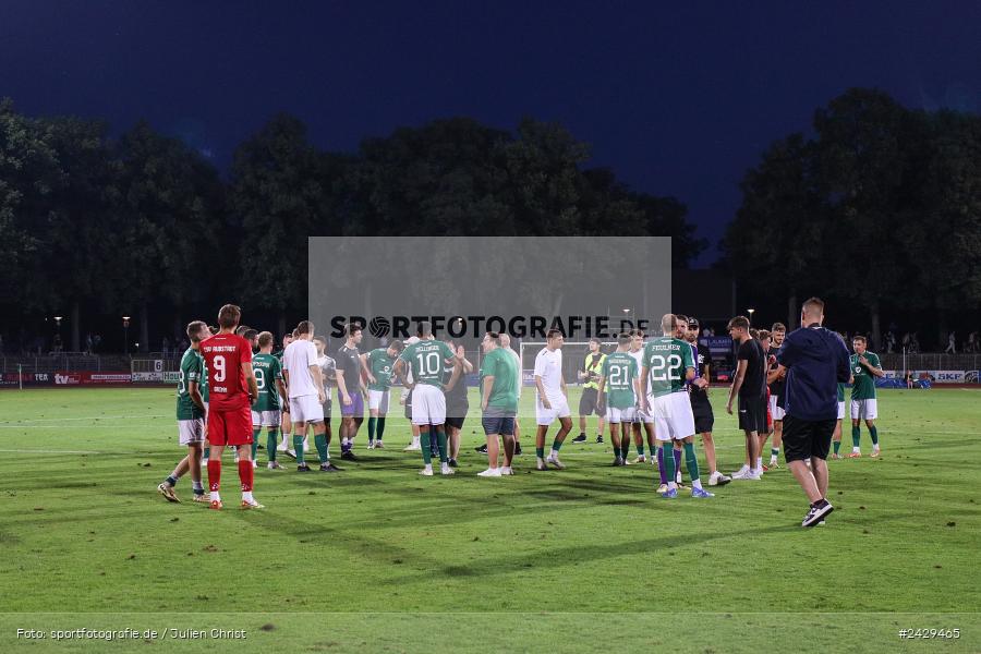 Willy-Sachs-Stadion, Schweinfurt, 20.08.2024, sport, action, BFV, Fussball, Toto-Pokal, BFV-Verbandspokal, AUB, FCS, TSV Aubstadt, 1. FC Schweinfurt 1905 - Bild-ID: 2429465