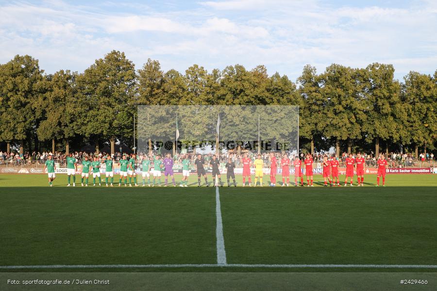 Willy-Sachs-Stadion, Schweinfurt, 20.08.2024, sport, action, BFV, Fussball, Toto-Pokal, BFV-Verbandspokal, AUB, FCS, TSV Aubstadt, 1. FC Schweinfurt 1905 - Bild-ID: 2429466