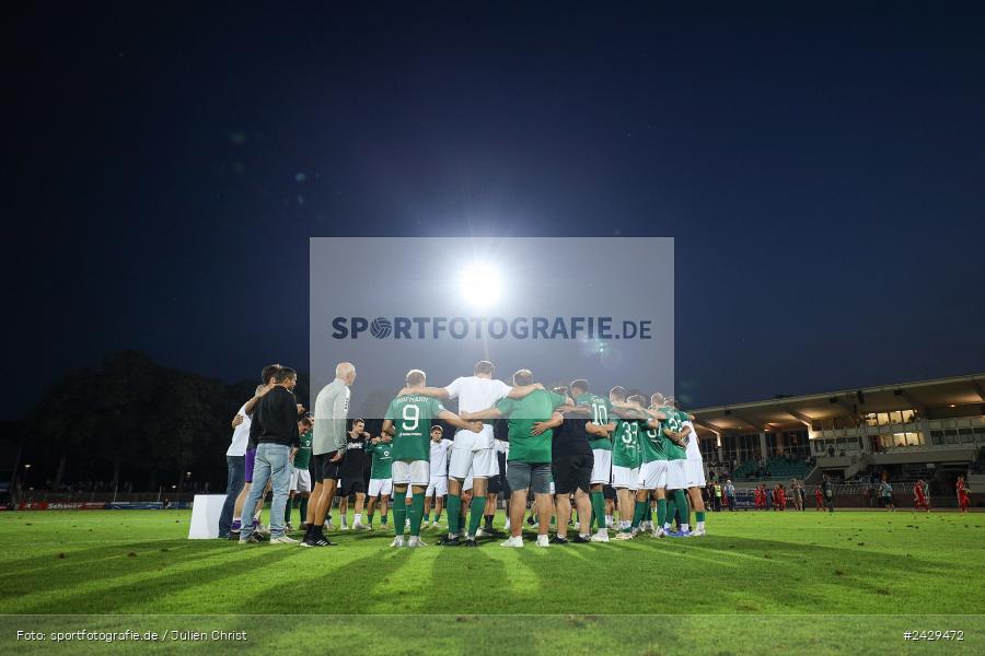 Willy-Sachs-Stadion, Schweinfurt, 20.08.2024, sport, action, BFV, Fussball, Toto-Pokal, BFV-Verbandspokal, AUB, FCS, TSV Aubstadt, 1. FC Schweinfurt 1905 - Bild-ID: 2429472