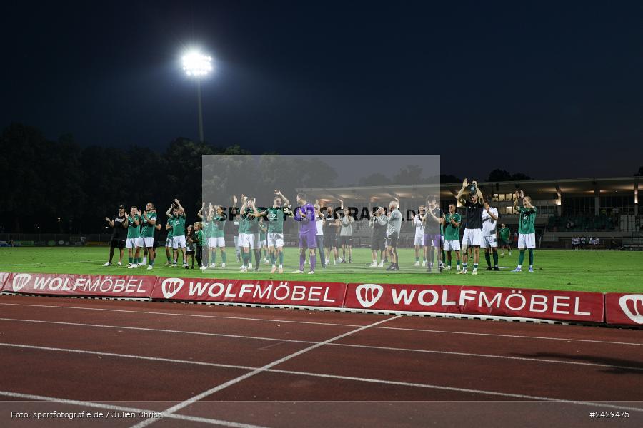 Willy-Sachs-Stadion, Schweinfurt, 20.08.2024, sport, action, BFV, Fussball, Toto-Pokal, BFV-Verbandspokal, AUB, FCS, TSV Aubstadt, 1. FC Schweinfurt 1905 - Bild-ID: 2429475