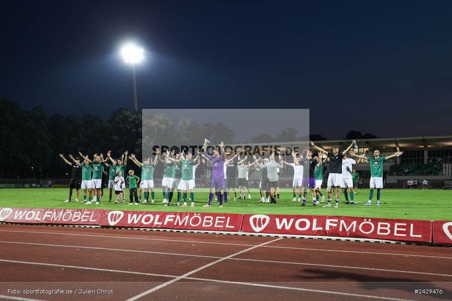 Willy-Sachs-Stadion, Schweinfurt, 20.08.2024, sport, action, BFV, Fussball, Toto-Pokal, BFV-Verbandspokal, AUB, FCS, TSV Aubstadt, 1. FC Schweinfurt 1905 - Bild-ID: 2429476 Willy-Sachs-Stadion, Schweinfurt, 20.08.2024, sport, action, BFV, Fussball, Toto-Pokal, BFV-Verbandspokal, AUB, FCS, TSV Aubstadt, 1. FC Schweinfurt 1905 - Bild-ID: 2429476