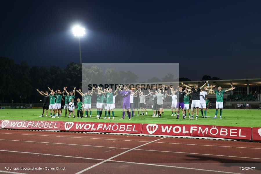 Willy-Sachs-Stadion, Schweinfurt, 20.08.2024, sport, action, BFV, Fussball, Toto-Pokal, BFV-Verbandspokal, AUB, FCS, TSV Aubstadt, 1. FC Schweinfurt 1905 - Bild-ID: 2429477 Willy-Sachs-Stadion, Schweinfurt, 20.08.2024, sport, action, BFV, Fussball, Toto-Pokal, BFV-Verbandspokal, AUB, FCS, TSV Aubstadt, 1. FC Schweinfurt 1905 - Bild-ID: 2429477