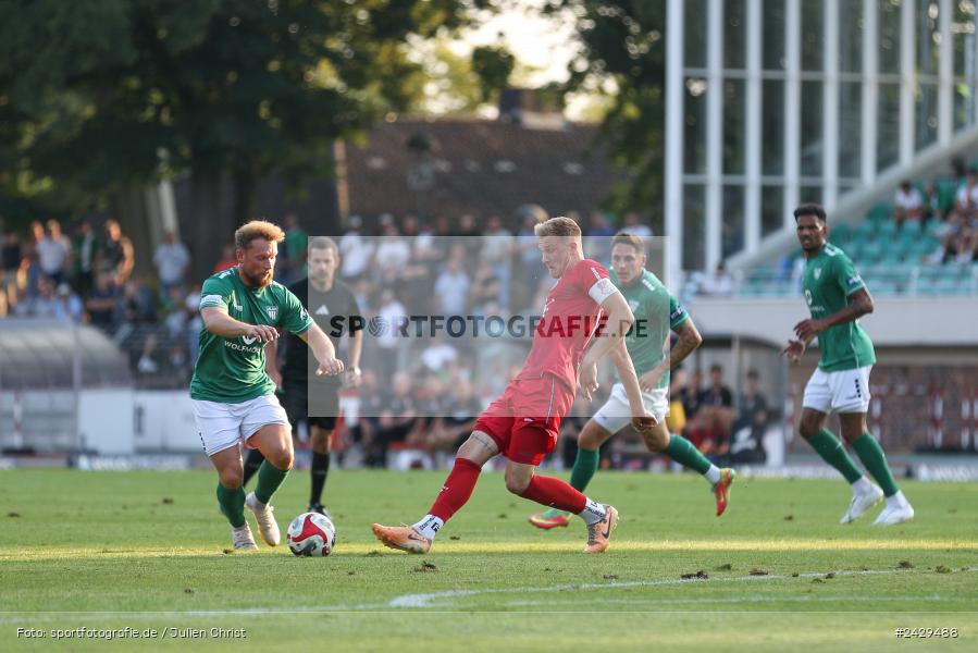 Willy-Sachs-Stadion, Schweinfurt, 20.08.2024, sport, action, BFV, Fussball, Toto-Pokal, BFV-Verbandspokal, AUB, FCS, TSV Aubstadt, 1. FC Schweinfurt 1905 - Bild-ID: 2429488