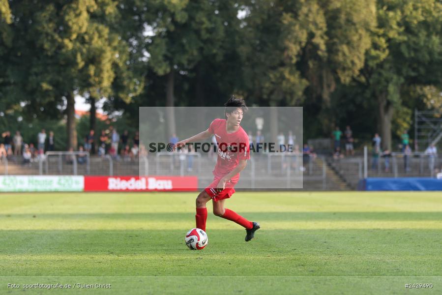 Willy-Sachs-Stadion, Schweinfurt, 20.08.2024, sport, action, BFV, Fussball, Toto-Pokal, BFV-Verbandspokal, AUB, FCS, TSV Aubstadt, 1. FC Schweinfurt 1905 - Bild-ID: 2429490