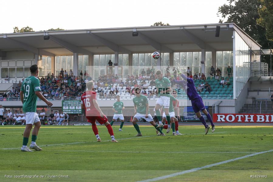 Willy-Sachs-Stadion, Schweinfurt, 20.08.2024, sport, action, BFV, Fussball, Toto-Pokal, BFV-Verbandspokal, AUB, FCS, TSV Aubstadt, 1. FC Schweinfurt 1905 - Bild-ID: 2429492 Willy-Sachs-Stadion, Schweinfurt, 20.08.2024, sport, action, BFV, Fussball, Toto-Pokal, BFV-Verbandspokal, AUB, FCS, TSV Aubstadt, 1. FC Schweinfurt 1905 - Bild-ID: 2429492