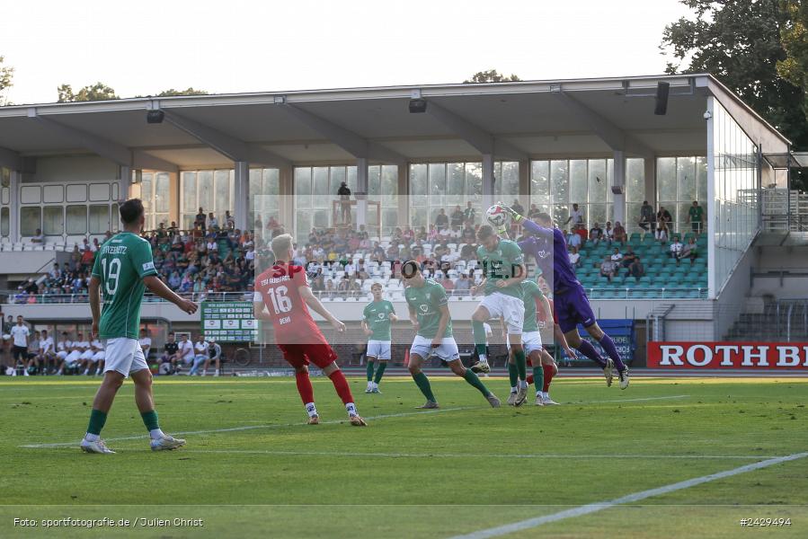 Willy-Sachs-Stadion, Schweinfurt, 20.08.2024, sport, action, BFV, Fussball, Toto-Pokal, BFV-Verbandspokal, AUB, FCS, TSV Aubstadt, 1. FC Schweinfurt 1905 - Bild-ID: 2429494