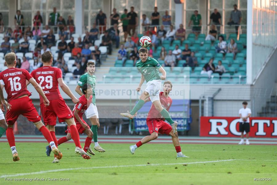 Willy-Sachs-Stadion, Schweinfurt, 20.08.2024, sport, action, BFV, Fussball, Toto-Pokal, BFV-Verbandspokal, AUB, FCS, TSV Aubstadt, 1. FC Schweinfurt 1905 - Bild-ID: 2429508