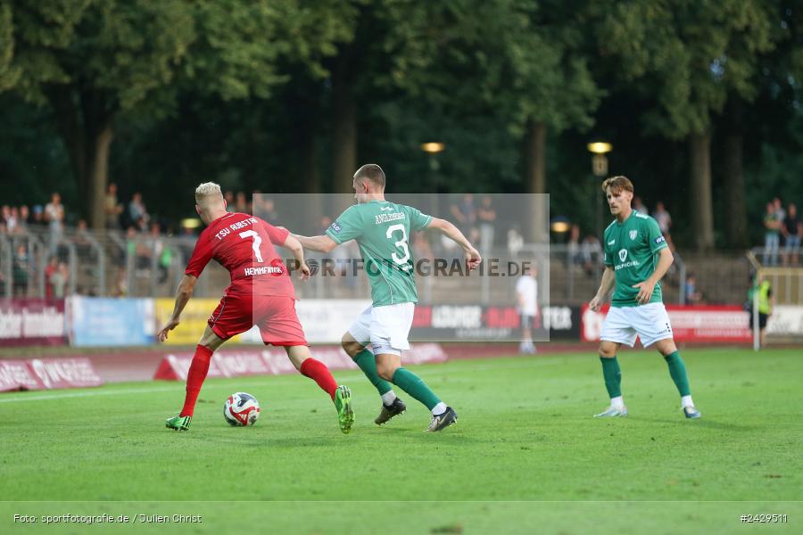 Willy-Sachs-Stadion, Schweinfurt, 20.08.2024, sport, action, BFV, Fussball, Toto-Pokal, BFV-Verbandspokal, AUB, FCS, TSV Aubstadt, 1. FC Schweinfurt 1905 - Bild-ID: 2429511