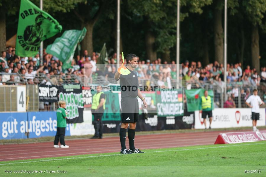 Willy-Sachs-Stadion, Schweinfurt, 20.08.2024, sport, action, BFV, Fussball, Toto-Pokal, BFV-Verbandspokal, AUB, FCS, TSV Aubstadt, 1. FC Schweinfurt 1905 - Bild-ID: 2429512