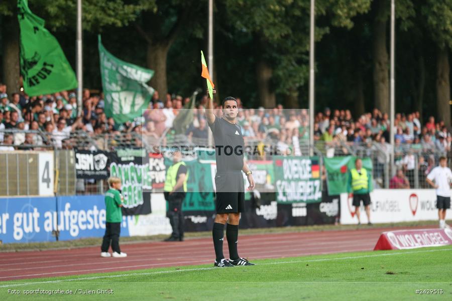 Willy-Sachs-Stadion, Schweinfurt, 20.08.2024, sport, action, BFV, Fussball, Toto-Pokal, BFV-Verbandspokal, AUB, FCS, TSV Aubstadt, 1. FC Schweinfurt 1905 - Bild-ID: 2429513