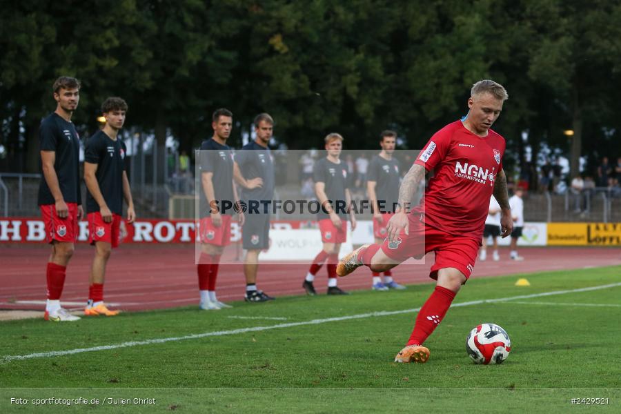 Willy-Sachs-Stadion, Schweinfurt, 20.08.2024, sport, action, BFV, Fussball, Toto-Pokal, BFV-Verbandspokal, AUB, FCS, TSV Aubstadt, 1. FC Schweinfurt 1905 - Bild-ID: 2429521