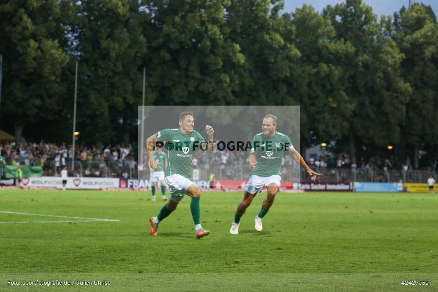 Willy-Sachs-Stadion, Schweinfurt, 20.08.2024, sport, action, BFV, Fussball, Toto-Pokal, BFV-Verbandspokal, AUB, FCS, TSV Aubstadt, 1. FC Schweinfurt 1905 - Bild-ID: 2429535