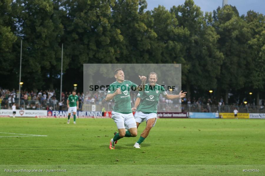 Willy-Sachs-Stadion, Schweinfurt, 20.08.2024, sport, action, BFV, Fussball, Toto-Pokal, BFV-Verbandspokal, AUB, FCS, TSV Aubstadt, 1. FC Schweinfurt 1905 - Bild-ID: 2429536