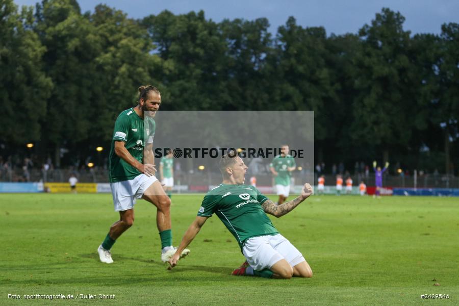 Willy-Sachs-Stadion, Schweinfurt, 20.08.2024, sport, action, BFV, Fussball, Toto-Pokal, BFV-Verbandspokal, AUB, FCS, TSV Aubstadt, 1. FC Schweinfurt 1905 - Bild-ID: 2429546