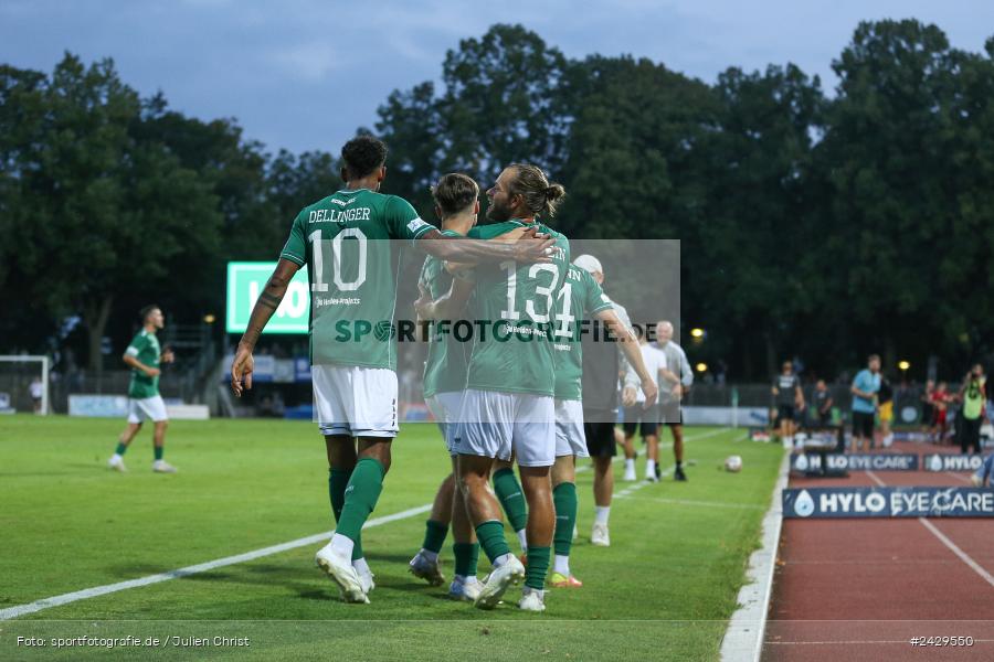 Willy-Sachs-Stadion, Schweinfurt, 20.08.2024, sport, action, BFV, Fussball, Toto-Pokal, BFV-Verbandspokal, AUB, FCS, TSV Aubstadt, 1. FC Schweinfurt 1905 - Bild-ID: 2429550