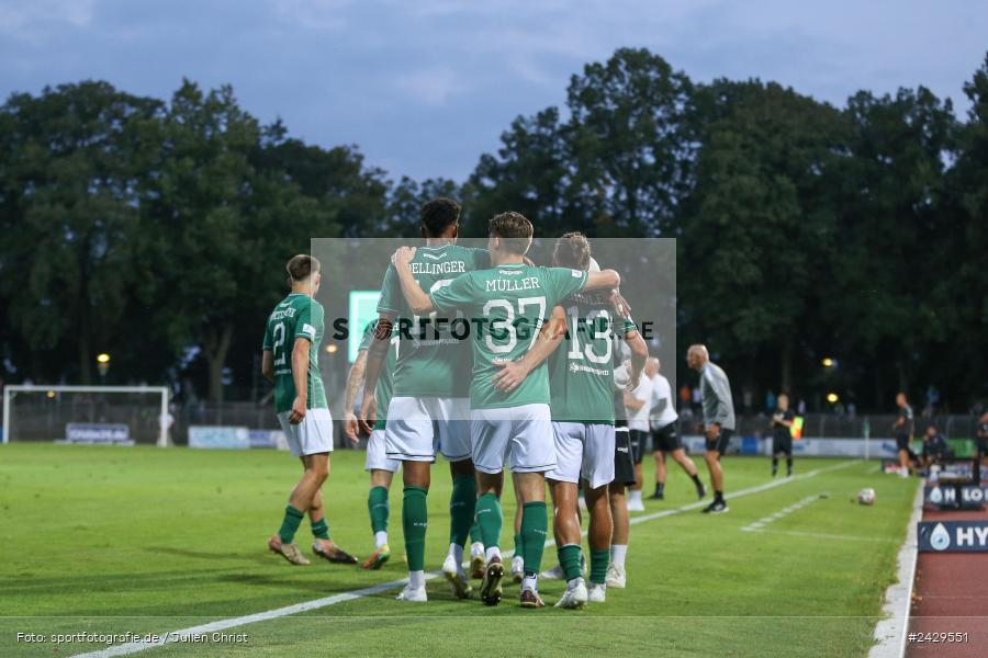 Willy-Sachs-Stadion, Schweinfurt, 20.08.2024, sport, action, BFV, Fussball, Toto-Pokal, BFV-Verbandspokal, AUB, FCS, TSV Aubstadt, 1. FC Schweinfurt 1905 - Bild-ID: 2429551