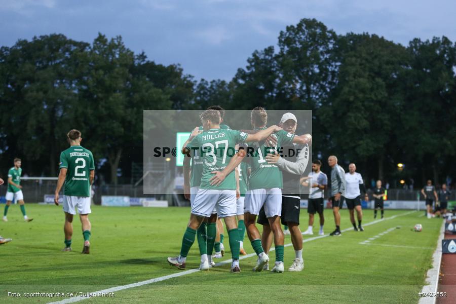 Willy-Sachs-Stadion, Schweinfurt, 20.08.2024, sport, action, BFV, Fussball, Toto-Pokal, BFV-Verbandspokal, AUB, FCS, TSV Aubstadt, 1. FC Schweinfurt 1905 - Bild-ID: 2429552